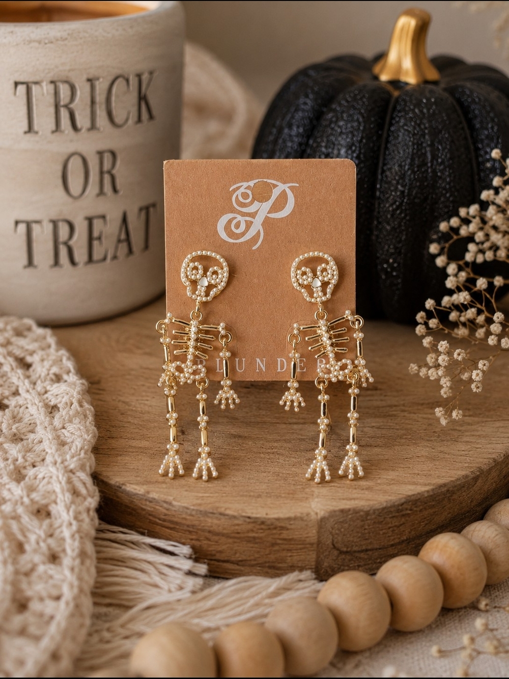 Skully Dangle Earrings